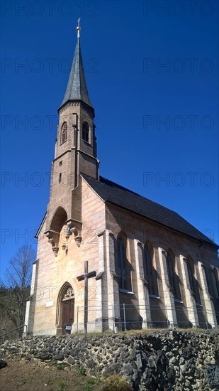 Maria Hilf neo-Gothic chapel