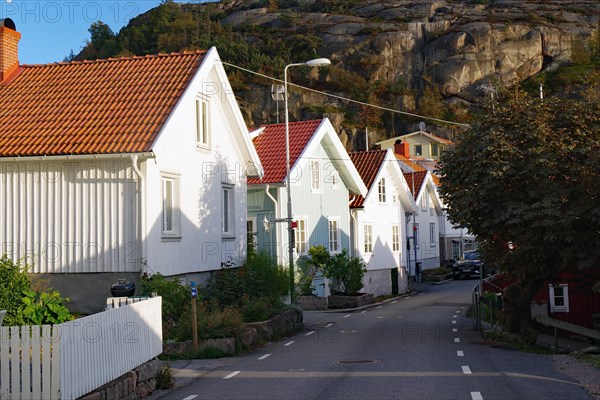 Small fishing village in the evening light