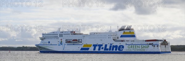 TT-Line ferry on the Baltic Sea