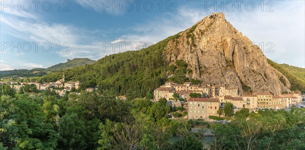 Rock of Baume in Sisteron in the valley of the Durance