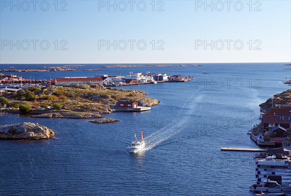 Small fishing village in the evening light