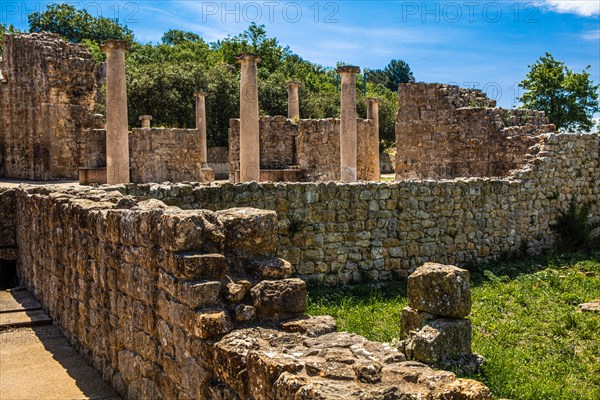 Large courtyard