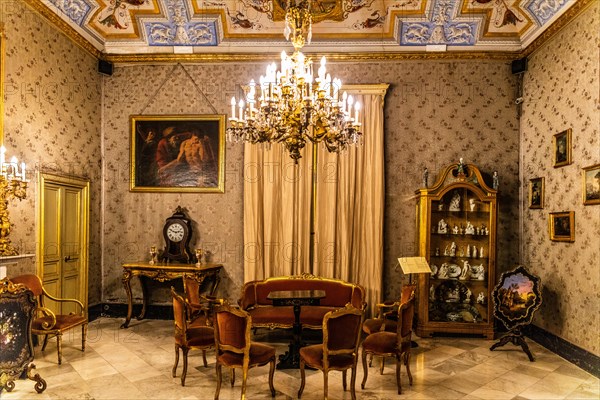 Mirto palace with authentic decorations and original furniture represents the lifestyle of a wealthy family of the 18th century