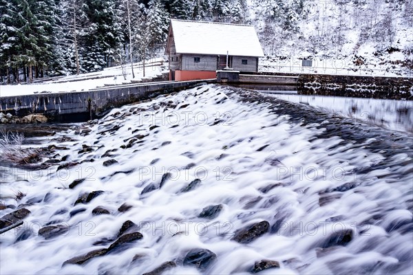 Waterworks in winter