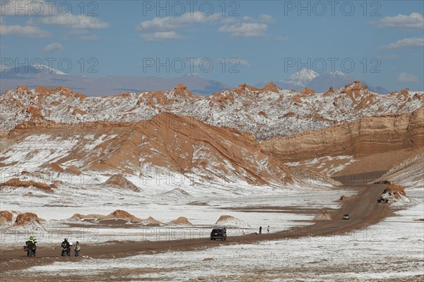 Salt evaporation in Vale de la Luna
