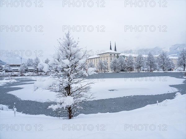 Winter landscape and fresh snow