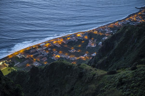 Illuminated houses