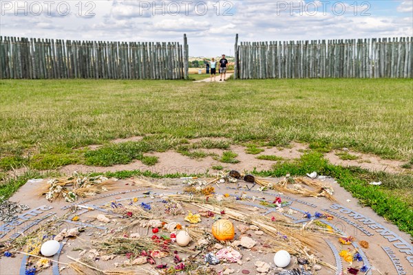 Offerings in the solar observatory at Goseck