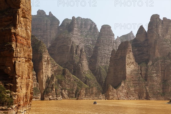 Mountains at Liujiaxia Reservoir