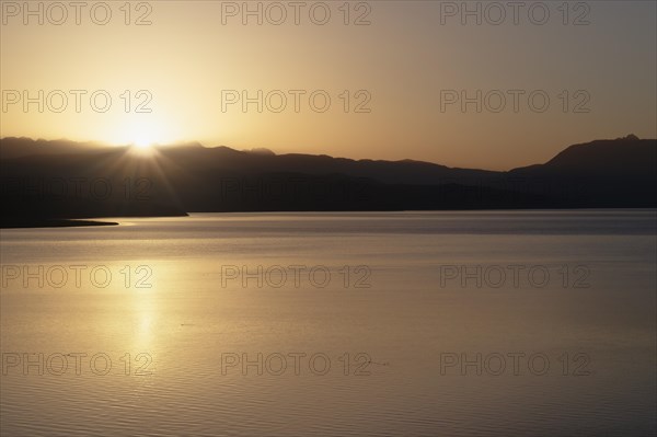 Sunrise over Song Kol Lake