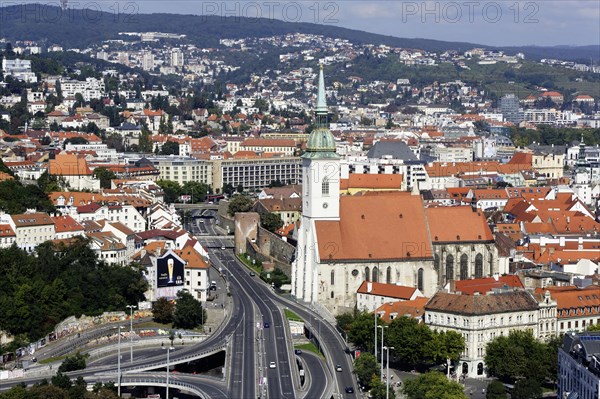 City view with St Martins Cathedral