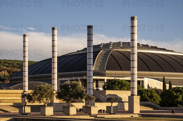 Palau Sant Jordi on Montjuic in Barcelona