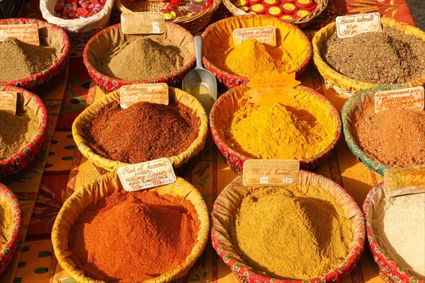 Spices at the market