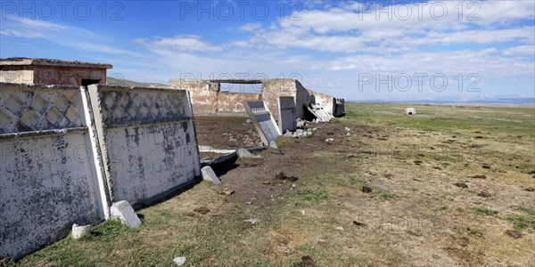 Former border guard garrison at the Chinese Border