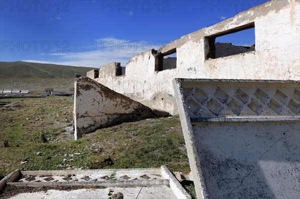 Former border guard garrison at the Chinese Border