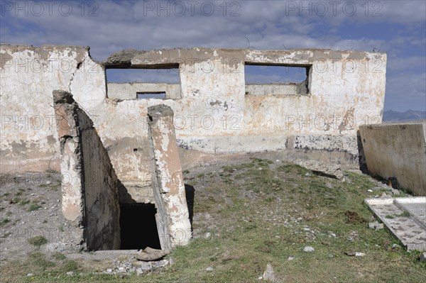 Former border guard garrison at the Chinese Border