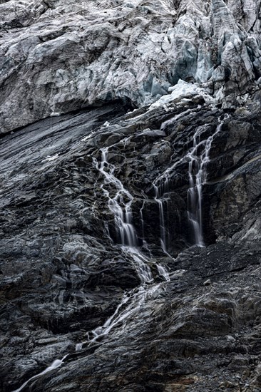 Melting Rosegg Glacier