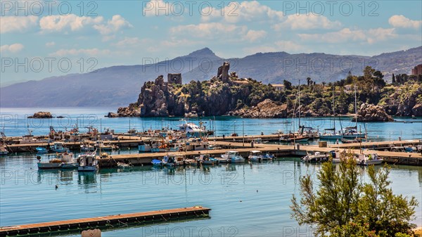 Cefalu with picturesque old town