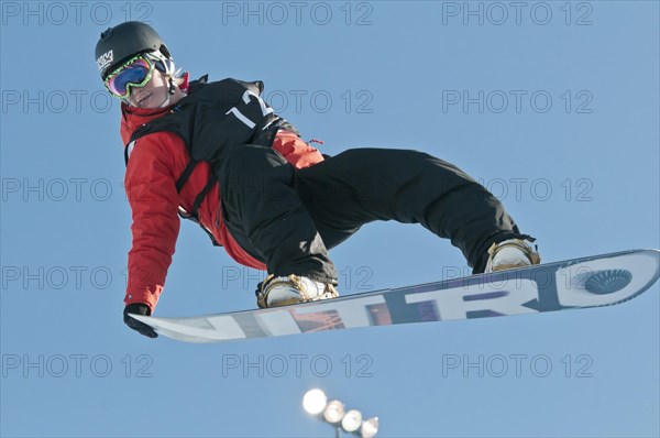 Snowboarder at LG Snowboard FIS World Cup 2011