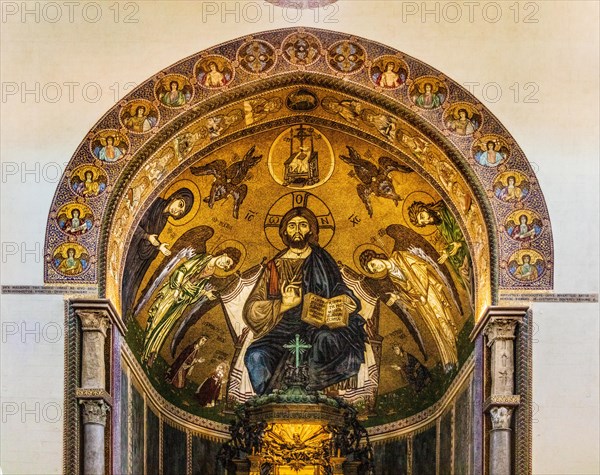 Altar room with Christ Pnatokrator