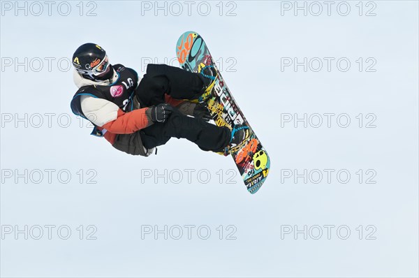 Snowboarder at LG Snowboard FIS World Cup 2011