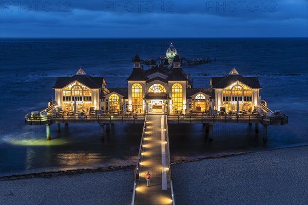 Pier on the beach of Sellin