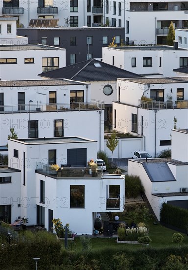 Modern residential development with low-energy houses at Phoenix Lake