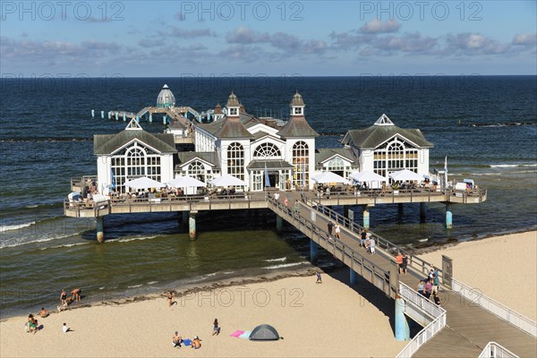 Pier on the beach of Sellin