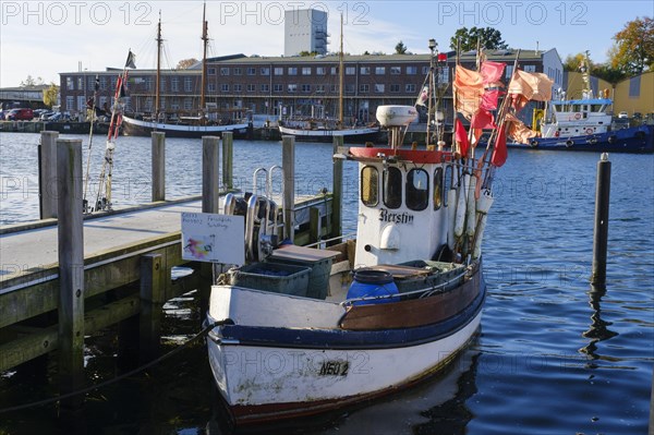 Fishing boat in the harbour