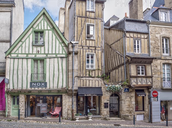 Half-timbered houses in the Rue des Chanoines in the old town