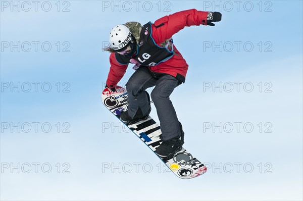 Snowboarder at LG Snowboard FIS World Cup 2011