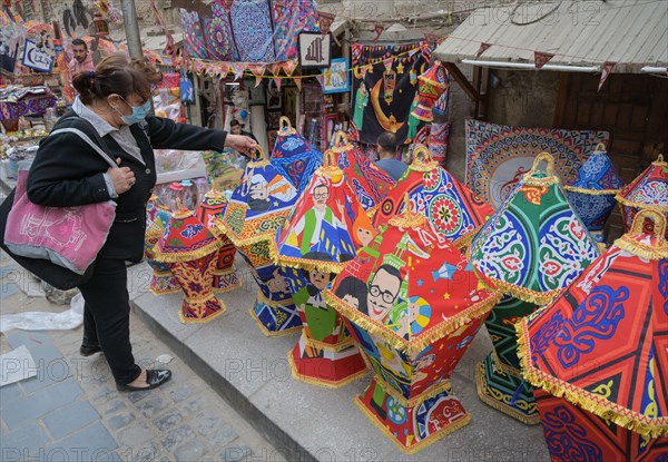 Colourful Ramadan lanterns