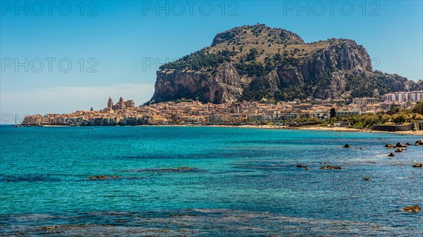 Cefalu with picturesque old town