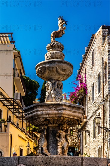 Cathedral square with fountain