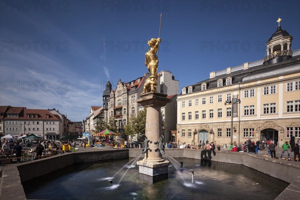 Market Square St. George's Fountain and City Palace