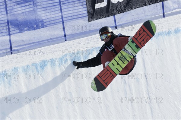 Snowboarder at LG Snowboard FIS World Cup 2011