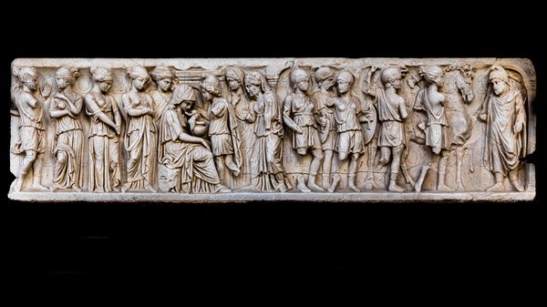 Sarcophagus with Amazons