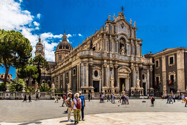 Cattedrale di SantAgata with baroque facade