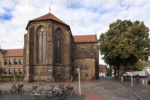 Church of St. Martini on the upper terrace of the old town in the medieval city centre