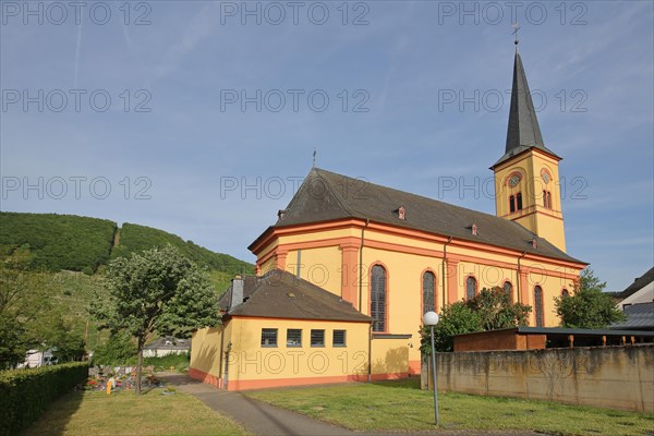 St. Clemens Church in Trittenheim on the Moselle Middle Moselle