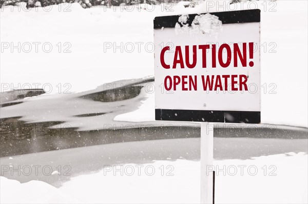 Caution Open Water