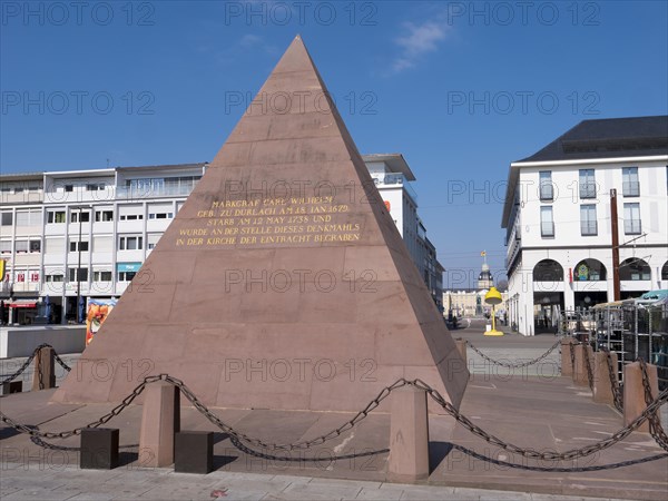 Karlsruhe pyramid on the market square