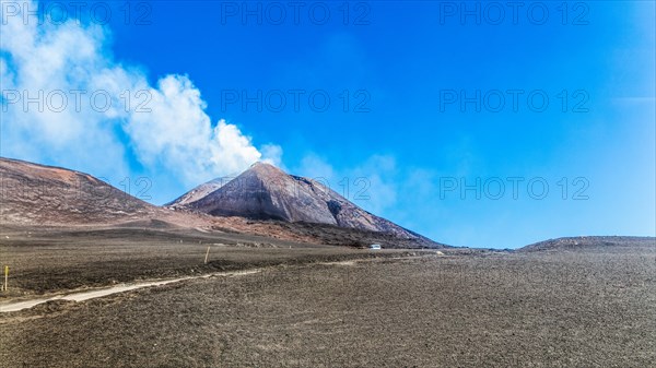 Southern flank of Etna with secondary craters