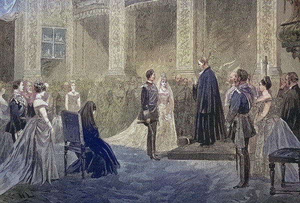 Wedding of Prince Henry of Prussia and Princess Irene of Hesse 1888