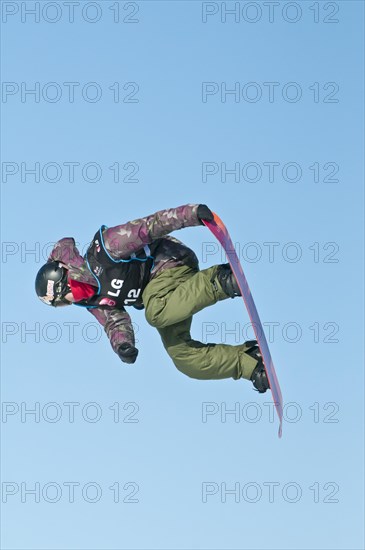 Snowboarder at LG Snowboard FIS World Cup 2011