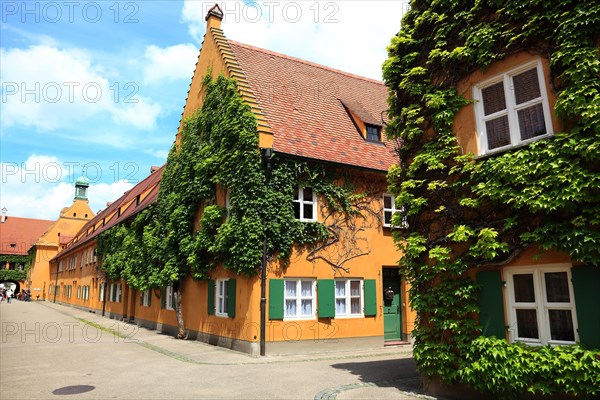 Fuggerei in Augsburg is the oldest existing social settlement in the world