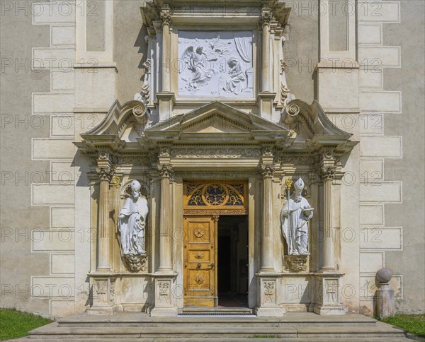 Renaissance portal of the Benedictine Abbey of St. Lambrecht