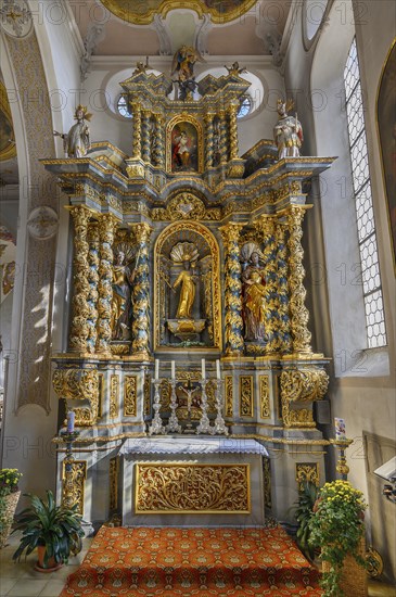 Side altar with black Madonna