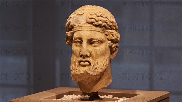 Marble head of Dionysus