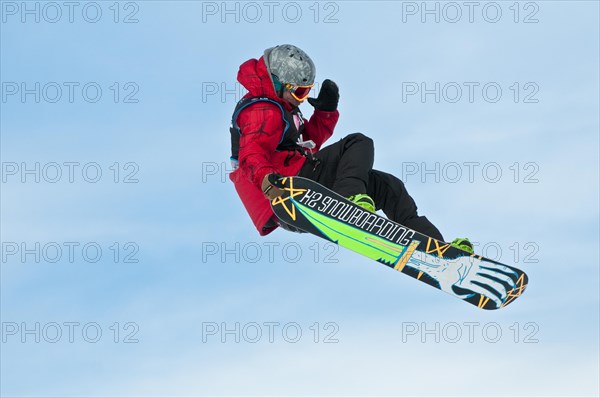 Snowboarder at LG Snowboard FIS World Cup 2011